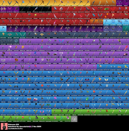 Psycho Bandit + Neo + Kratos + Master chief + Gold Midas + Leviathan Axe + OG STW + Chun-Li + Many more