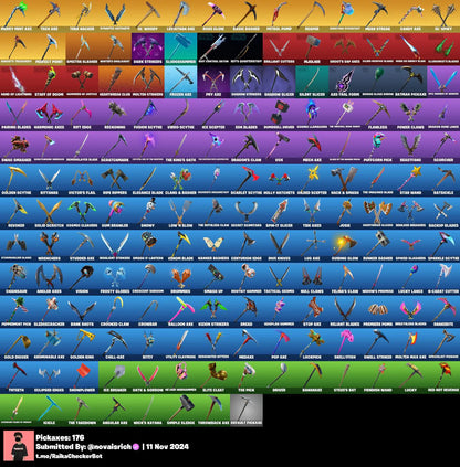 233 Skins + Travis Scott + Astro Jack + Minty Axe + Rue + OG STW