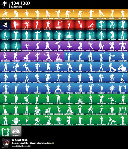 153 Skins + OG Skull + Raiders Revenge + Wildcat + Galaxy + Black Knight + OG STW + Mako + Trailblazer + World Warrior + Huntmaster + Tidy + Point it Out