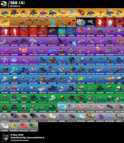 257 Skins + Black Knight + Travis Scott + Mako + Take the : + Omega max + All TTV Packs + OG STW + Many More