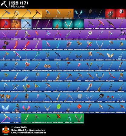 108 Skins OG Skull + Black Knight + OG STW + Mako + Trailblazer + Fresh